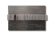  12 - "Veränderung bewegt", 100x130cm, Transparentpapier auf Leinwand | Foto: Gaby Sann