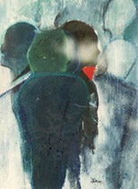 6 "Grupe", 40x30cm, Acryl | Foto: Gaby Sann