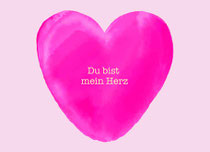 Herz Neon Pink