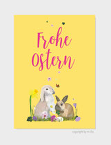 Frohe Ostern Kaninchen