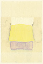 Intuition 10, 2021, 32,5 x 21,5 cm, Eitempera, Graphit auf lackiertem Awagami Papier