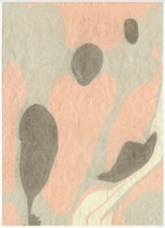 Granit rose, 2023, 31,7*22,8 cm, tusche auf wasser auf awagami papier mit zeichnung