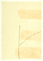 Intuition 27, 2022, Eitempera, Graphit auf lackiertem Awagami Papier