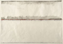 edges 10, 2025, 22,2*31,6 cm, wasserfarbe , lack, awagami papier