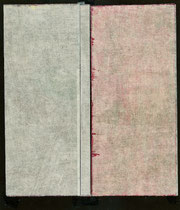 Poems (Alles, wie es will VIII), 2022, Lackiertes Awagami Papier, Eitempera auf Tonpapier