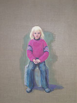 Hochzeitsbild Sie, 2010, Acryl auf Leinwand 100x80