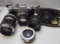 3574/Minolta-Ausrüstung ~1985, EUR 110,-