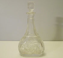 3578/ Kristallkaraffe ~1900, H 15cm, EUR 24,-