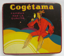 2779/ Blechdose Cogetama" ~1920, L 11,5cm, EUR 20,-