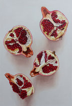 Pomegranate, 110 x 75 cm, oil on canvas