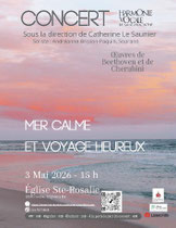 Mai 2026 : Mer calme et voyage Heureux