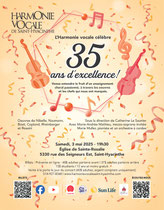 Mai 2025 : 35 ans d'excellence !