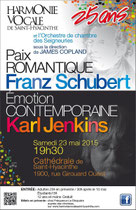 Mai 2015 : Paix romantique - Émotion contemporaine