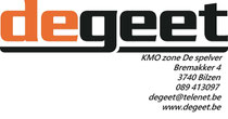 Kapittelstraat 10 verhuist vanaf 1/2/17 naar Bremakker 4 3740 Bilzen - Belgium Phone:+32 89413097 Email:degeet@telenet.be