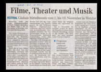 Globale Mittelhessen WNZ 25.10.2013