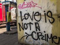"love is not a crime". Bangkok