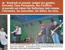 La Voix du Nord Octobre 2011 : Sailly-sur-la-Lys