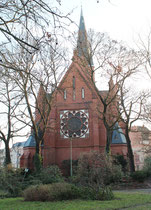 Kirche "Zum Guten Hirten" Friedenau am Freidrich-Wilhelm-Platz. Foto: Helga Karl