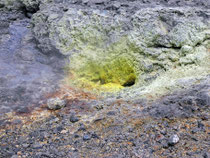 Fumarole im Gran Cratere, Vulcano