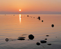 Sonnenuntergang im Strandbad Uhldingen