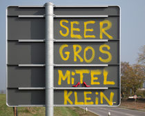 Schild Rückseite