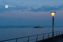 Morgens mit der Fähre von Meersburg nach Konstanz