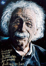 "Einstein" - huile s/toile  70x50