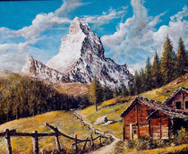 "Le Mont Cervin" huile s/toile  60x50