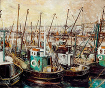 "Port de Pêche d'Ostende" -90x80