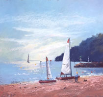Sunday Afternoon - Safety Beach - Pastel - SOLD