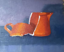 Broken Red Jug