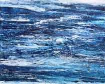 IKARUS, Acryl-und Ölfarbe, Flügelplastik auf Lw. 80 x 100 cm