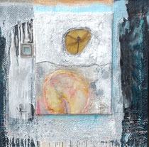 Nächtliche Szene mit Insekt 1, 60 x 60 cm