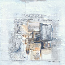 Triumph der Wahrheit, Acrylfarbe, mixed media auf Lw. 60 x 60 cm