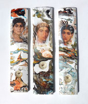 Ich war, der du bist. Du wirst sein, der ich bin. Acrylfarbe und Insekten-Einschlüsse auf Holz