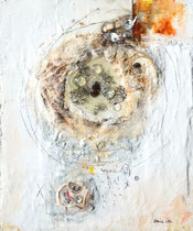 Memoiren eines Schmetterlings, mixed media  , 60 x 50 cm