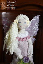 Текстильная кукла фея розовой мечты. Автор Маслик Ольга