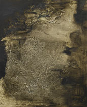 Nocturne, technique mixte sur toile
