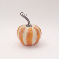 ハロウィン289　かぼちゃ　オレンジストライプ　135H 　￥400