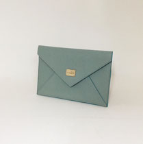 レディースバッグ113　クラッチ　ブルーグレー　290×200　￥2,200