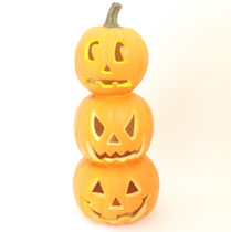 ハロウィン171　ランタンかぼちゃ3段　250×600H 　￥1,200  ＊常点＊