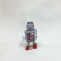 ロボット105　グレー&赤　120H　¥500　　＊2つあります＊