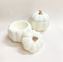 ハロウィン324　かぼちゃ　小物入れ　100×100H 　￥500　＊2つあります＊
