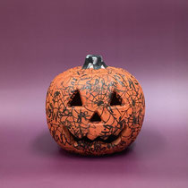 ハロウィン329　かぼちゃ　デコオレンジスパイダー　M　190×195H　¥1,500　＊オリジナルです＊