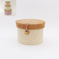 BOX140　オーバルボタン&黄色　195×150×135H 　￥900