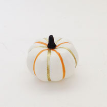 ハロウィン201　かぼちゃ　白　ライン入り　60Ｈ　￥250　＊2つあります＊