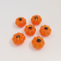 ハロウィン130　キャンドルかぼちゃミニ６P　￥400