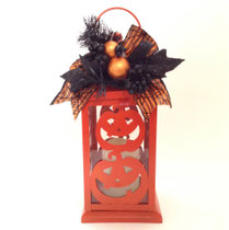 ハロウィン271　ランタンオレンジハロウィン　150×150×400H 　￥3,000