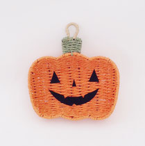 ハロウィン167　カゴ　かぼちゃ　S　180×195×40H 　￥500