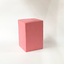 布小物230　キューブ　フエルト濃ピンク　105×105×155　￥900　＊オリジナルです＊